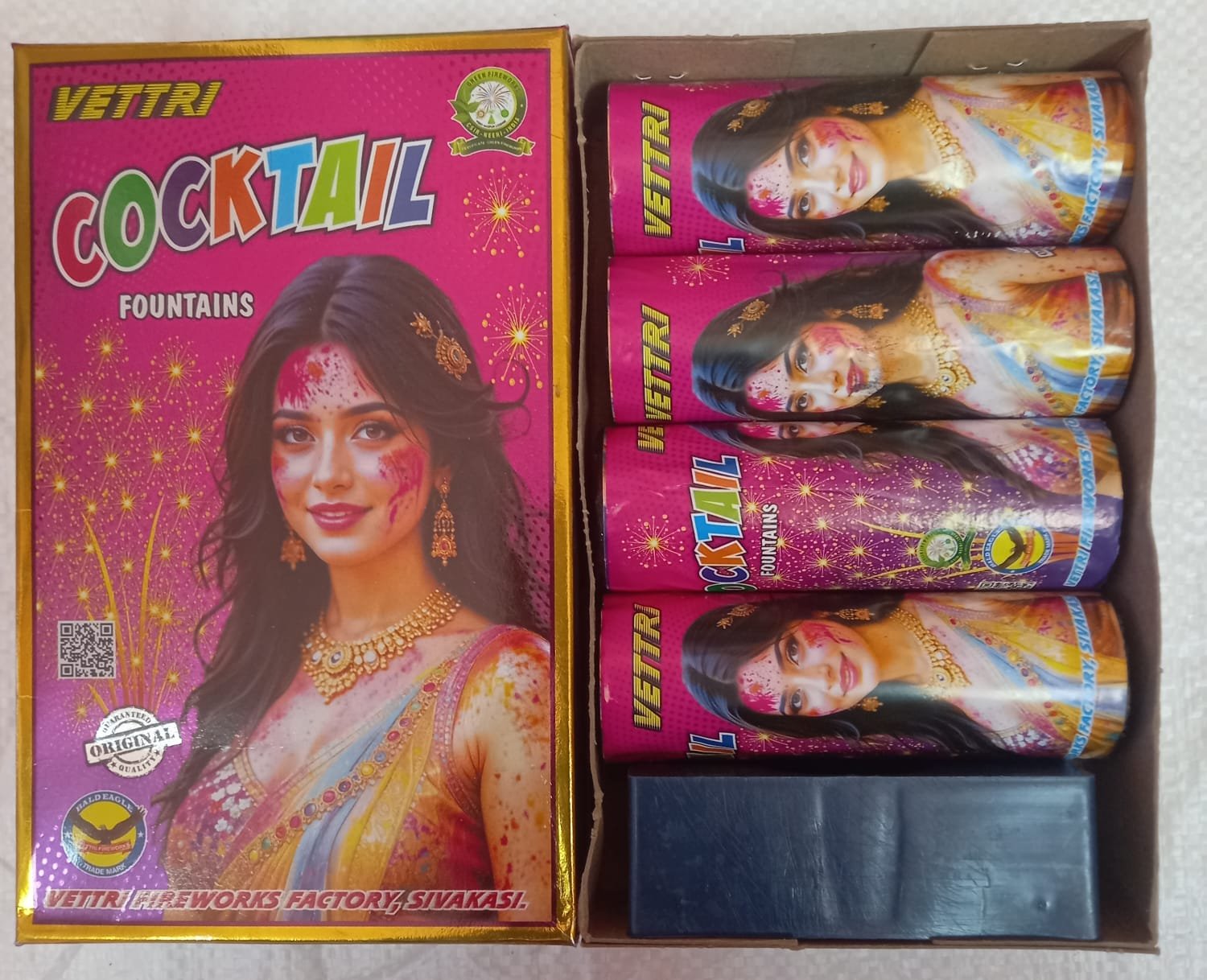 Cocktail Crackling Fountion (4Pcs)